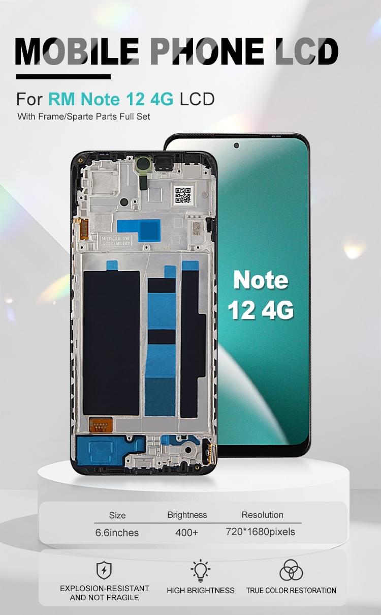 SUPER QUEST SOR Smartphone Touch Lcd Screen for RM Note12 4G