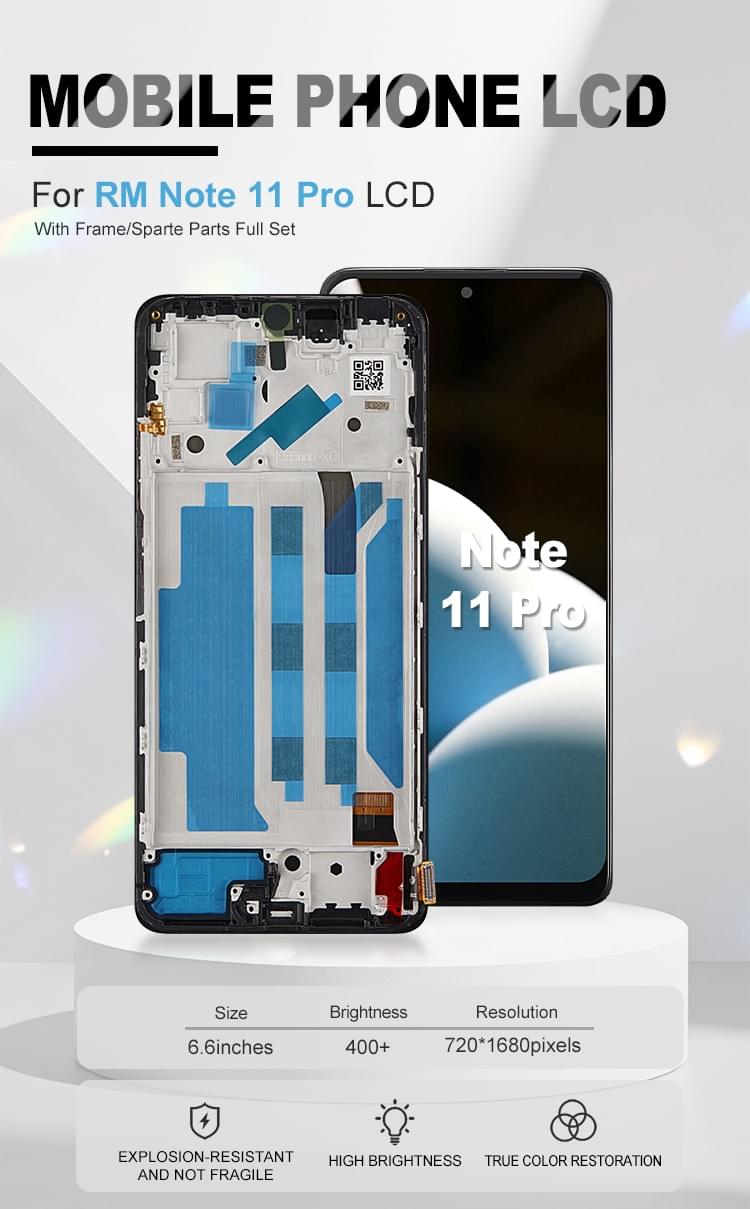 SUPER QUEST SOR Mobile Phone Lcd Touch Screen Replacement for RM Note 11 Pro