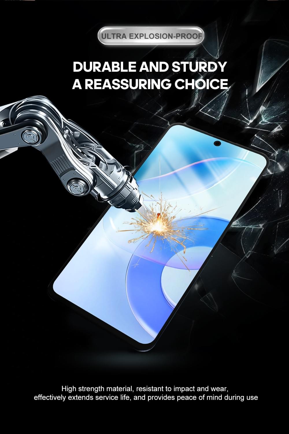 SUPER QUEST SOR Mobile Phone LCD Screen with Touch Digitizer Assembly Replacement for X7B