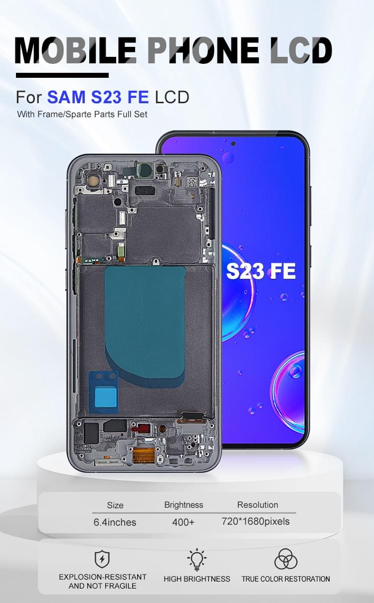 SUPER QUEST SOL Mobile Phone LCD Touch Display Screen Accessories For Samsung S23 FE