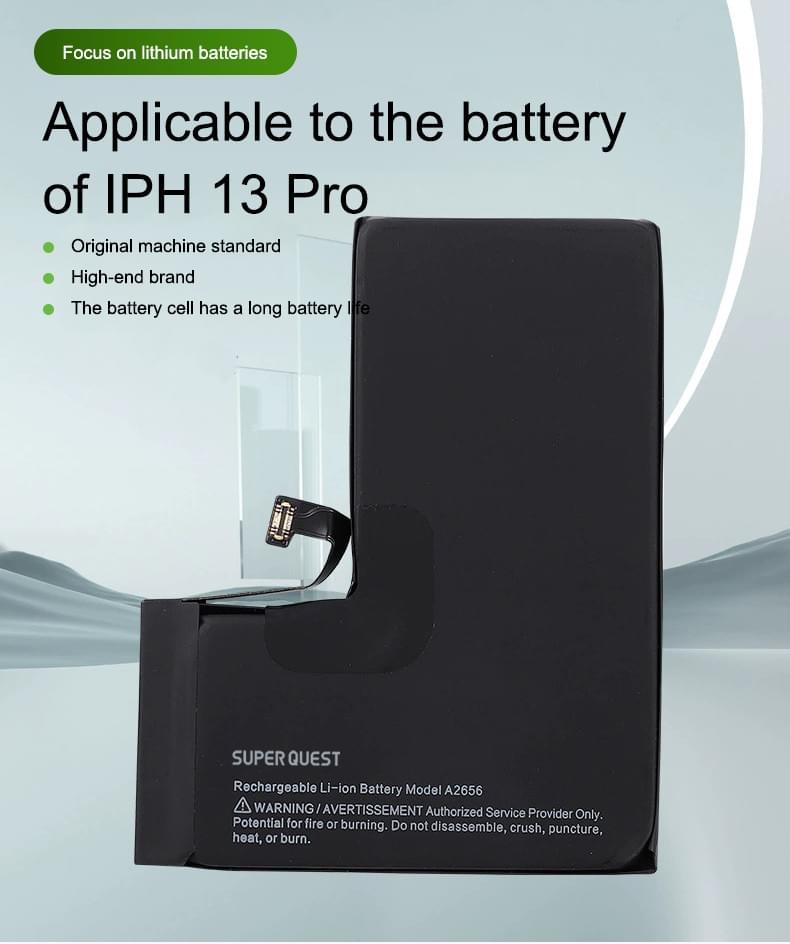SUPER QUEST 3095mAh Professional Mobile Phone Replacement Battery for iphone13 pro