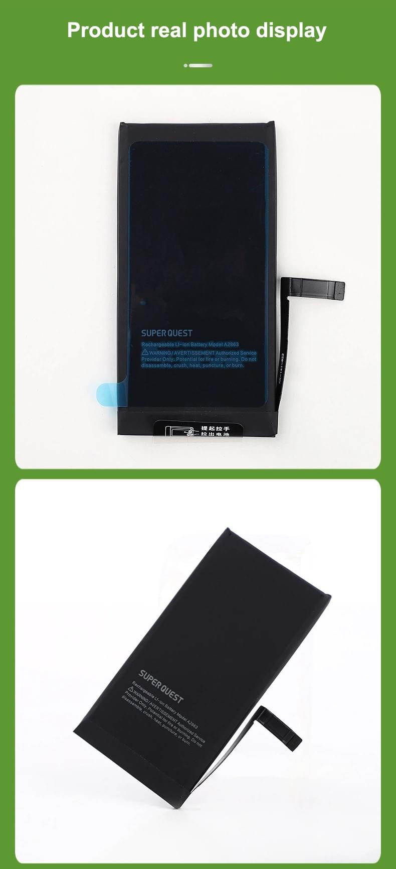 SUPER QUEST 3279mAh Replacement Li-Polymer Battery Mobile Phone Battery for iphone14
