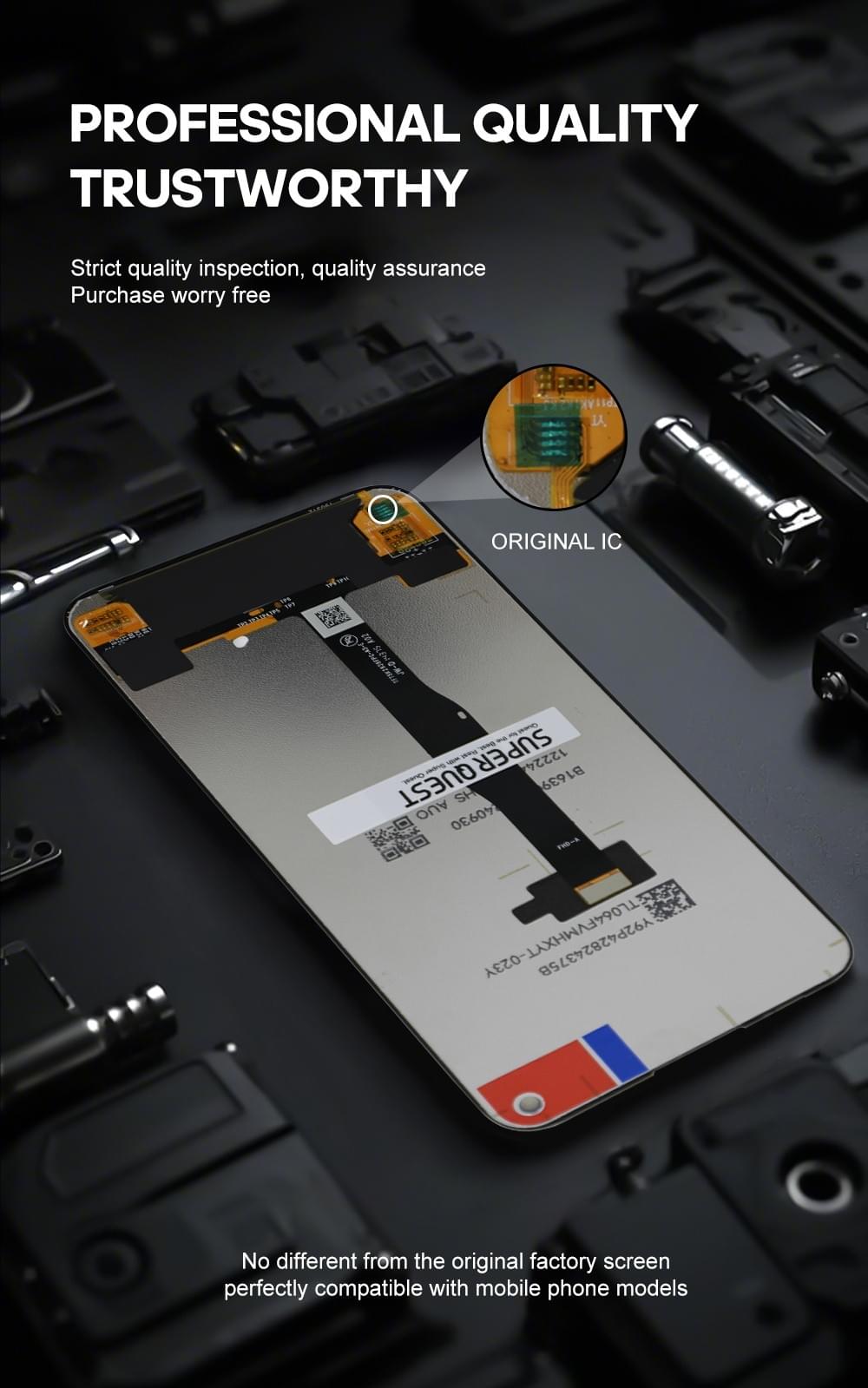 SUPER QUEST SOR Touch Screen Mobile Phone Lcd Replacement Display for NOVA 5i /P40 Lite/NOVA 7i