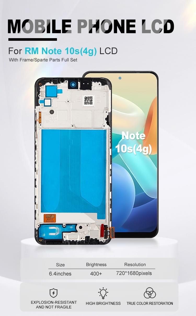 SUPER QUEST SOR Mobile Phone Display Touch Screen for RM Note 10s(4g)