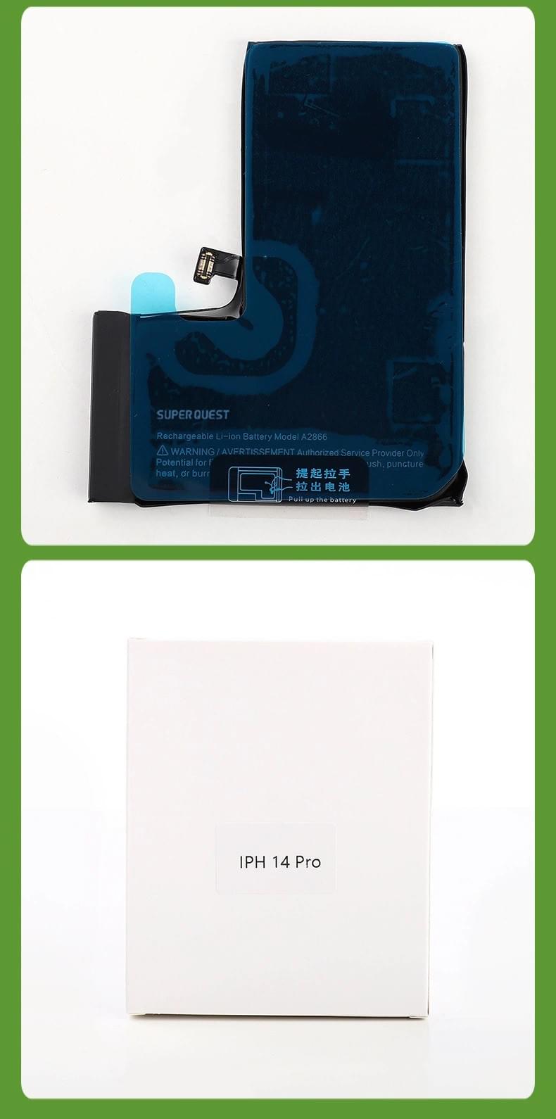 SUPER QUEST 3200mAh Good Capacity Mobile Phone Battery Lithium Replacement for iphone14 Ppr