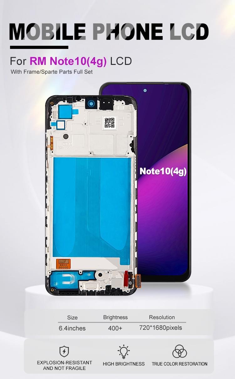 SUPER QUEST SOR Replacement for Redmi Phone Display Screens for RM Note10(4g) Display Touch Screen
