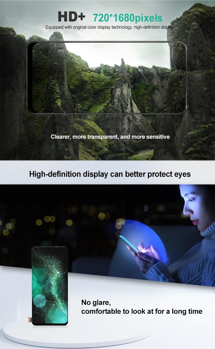 SUPER QUEST SOL Pantalla Display Touch Screen Mobile Phone for OP Reno5(5G) 