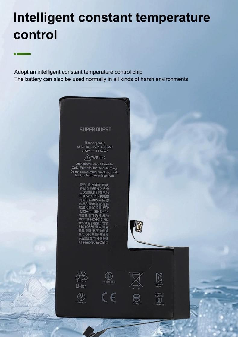 SUPER QUEST Mobile Cell Phone Batteries Good Quality for iphone11 Pro