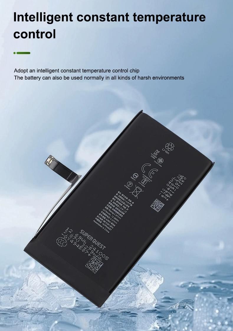 SUPER QUEST 3279mAh Replacement Li-Polymer Battery Mobile Phone Battery for iphone14