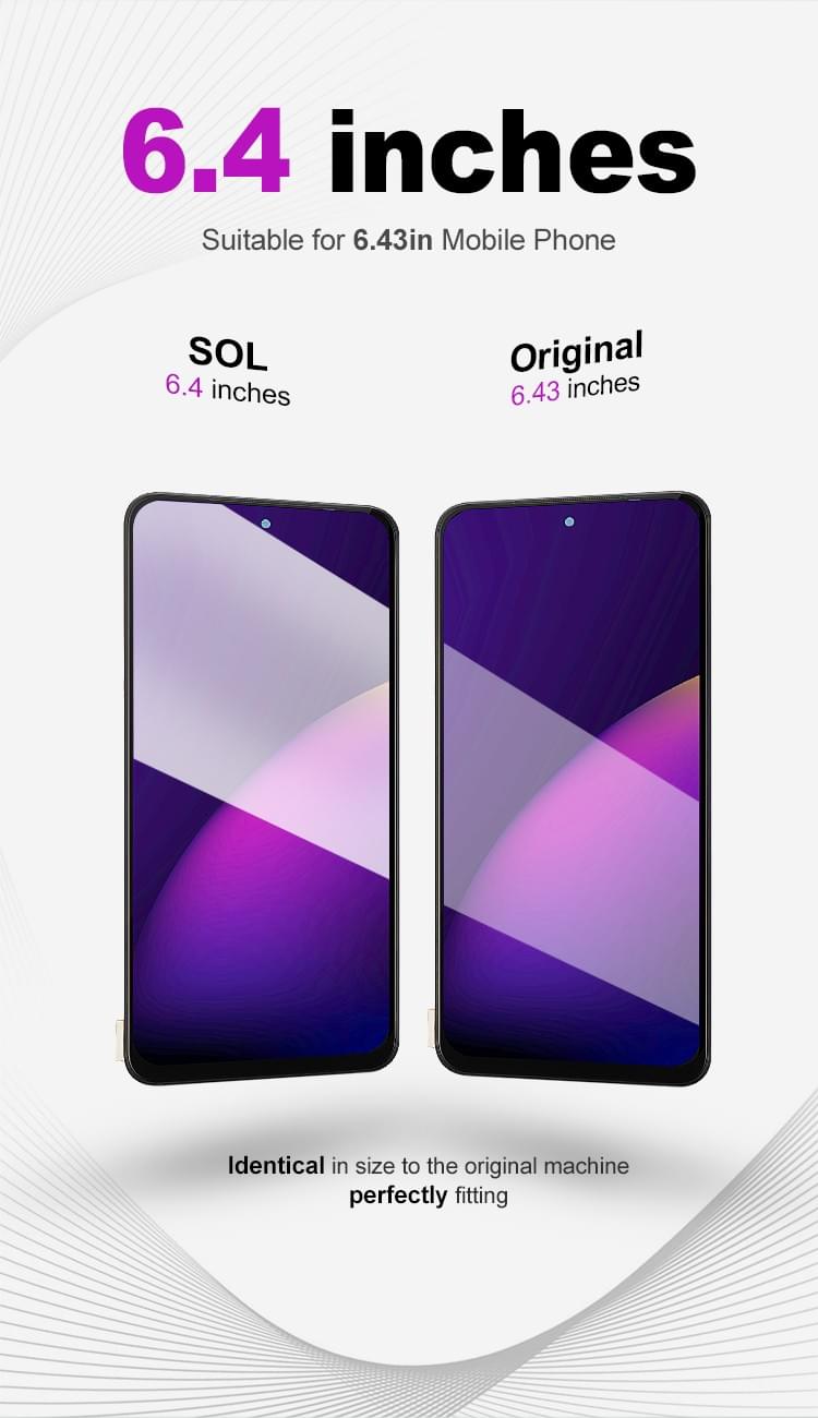 SUPER QUEST SOR Replacement for Redmi Phone Display Screens for RM Note10(4g) Display Touch Screen
