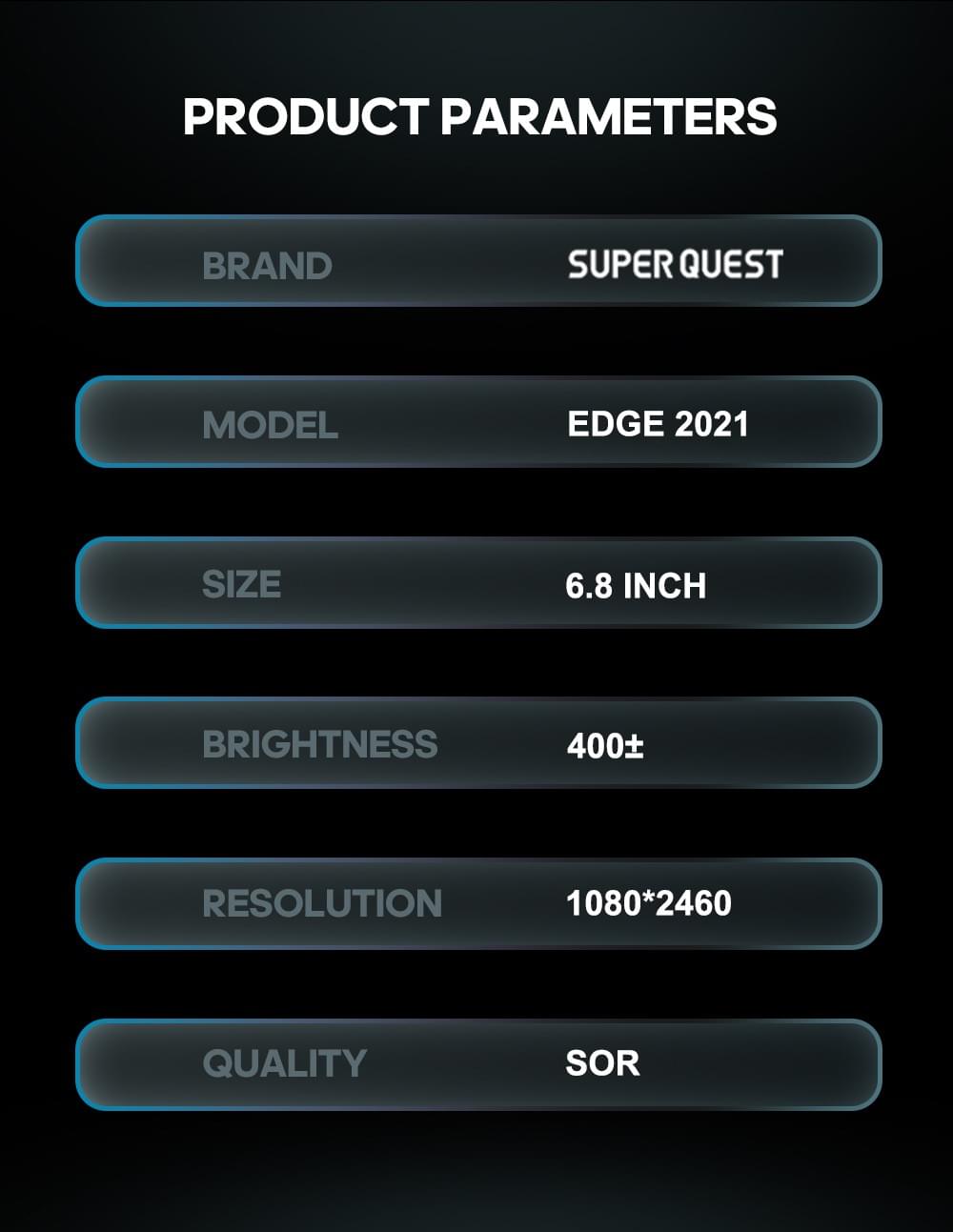 SUPER QUEST SOR Mobile Phone Lcd Display 100% Test for MT EDGE 2021