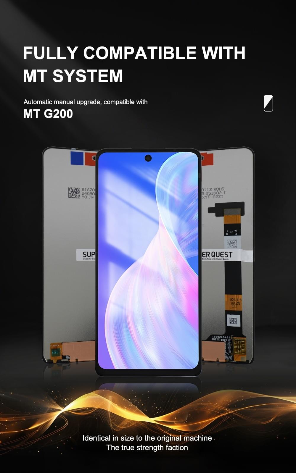 SUPER QUEST SOR Display Original Lcd Touch Screen for MT G200