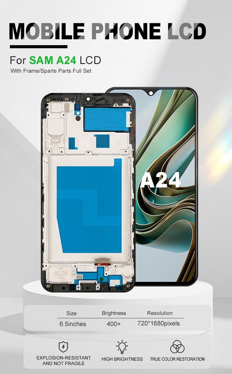SUPER QUEST SOL Mobile Phone Lcds Screen Original Replacement for SAM A24