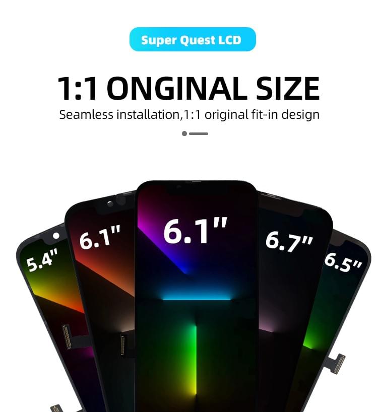SUPER QUEST SOR Mobile Phone LCD Touch Screen for Iphone 13 13Mini 13 Pro 13Pro Max