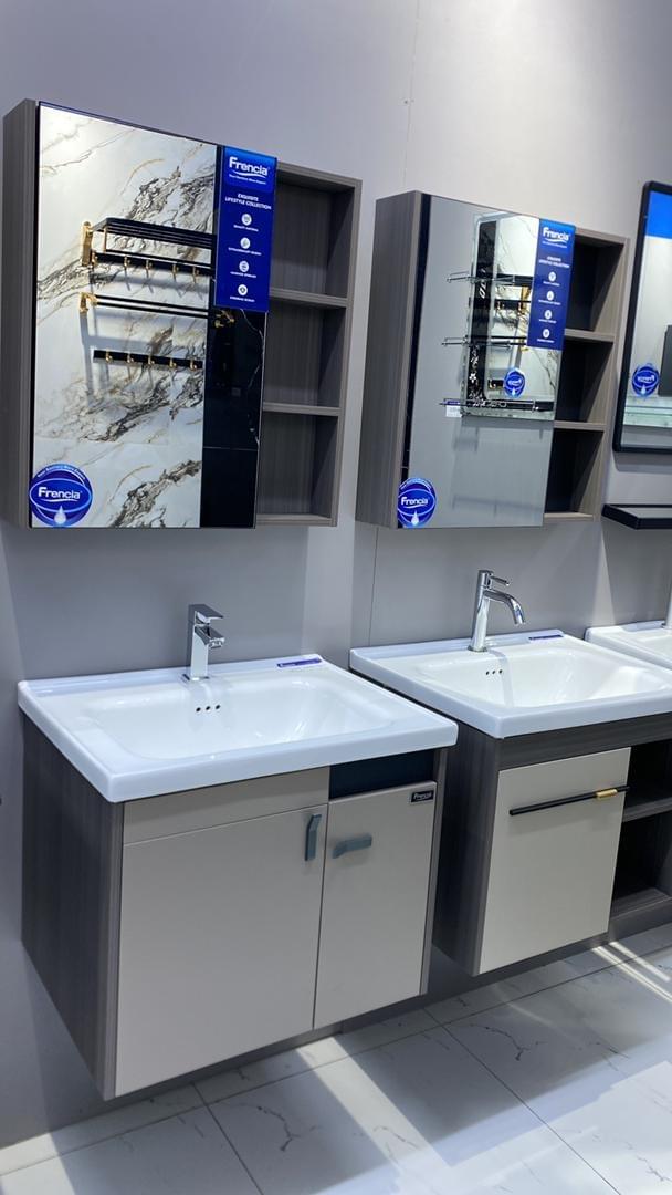 Collection of Wash Hand Basins with Cabinet