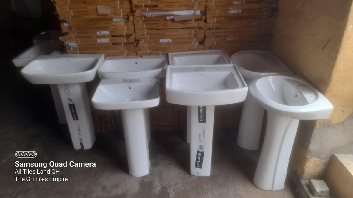Collection of Wash Hand Basins with Stand