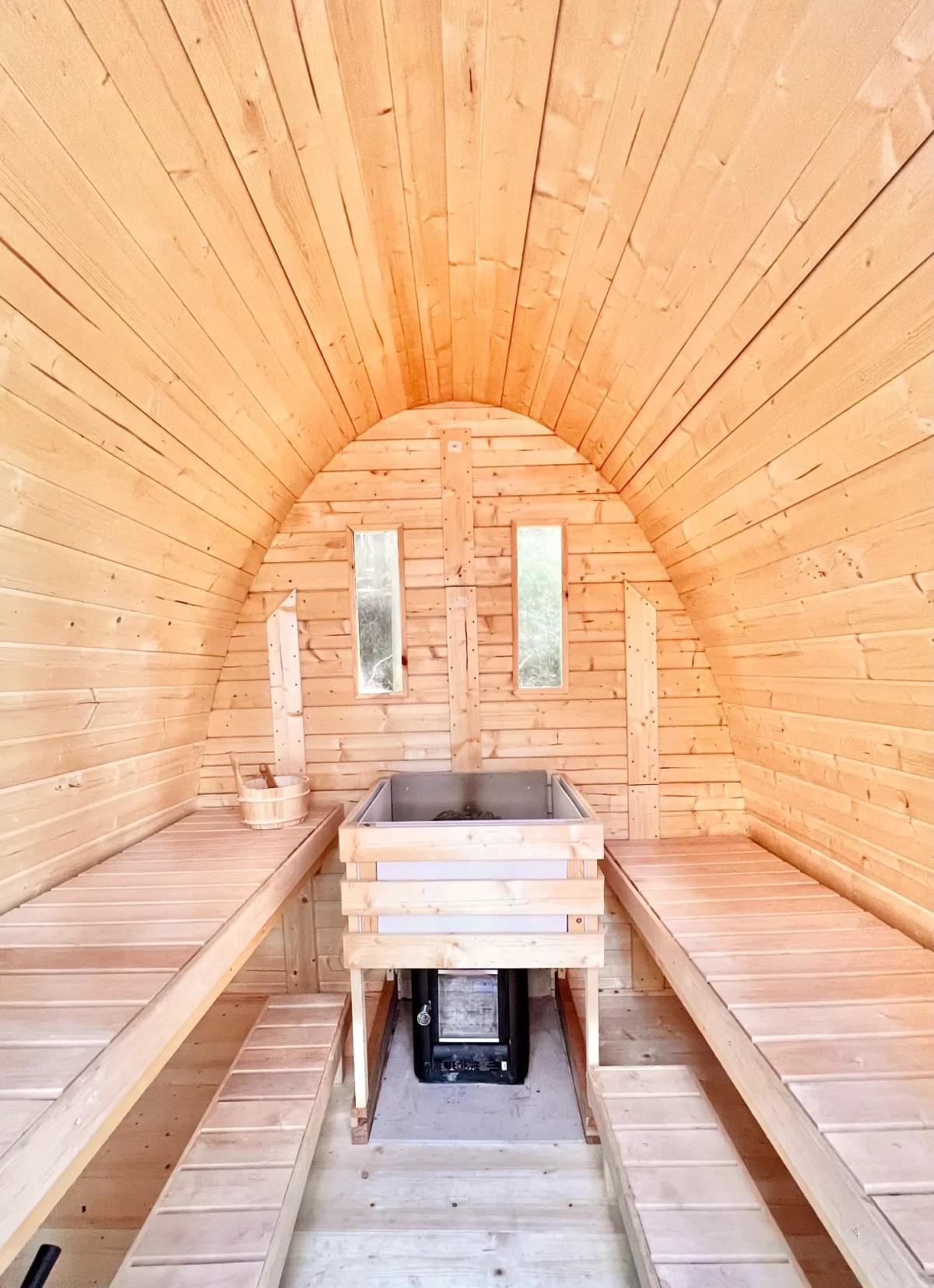 自然に還る温もり 本格薪サウナ