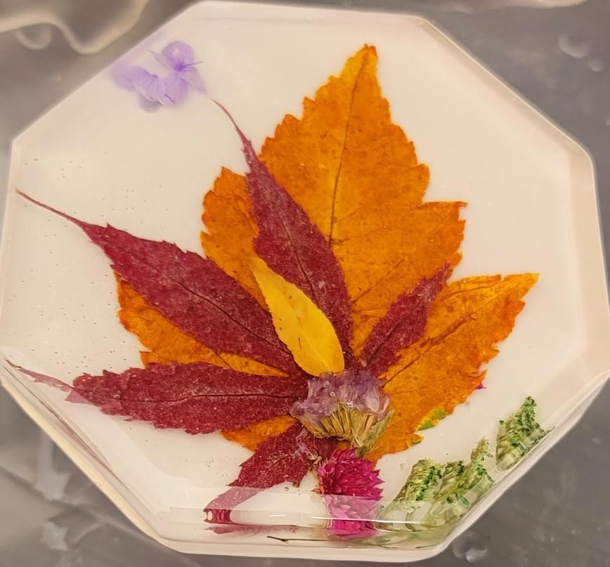 Beauty of AUTUMN LEAF COASTERS