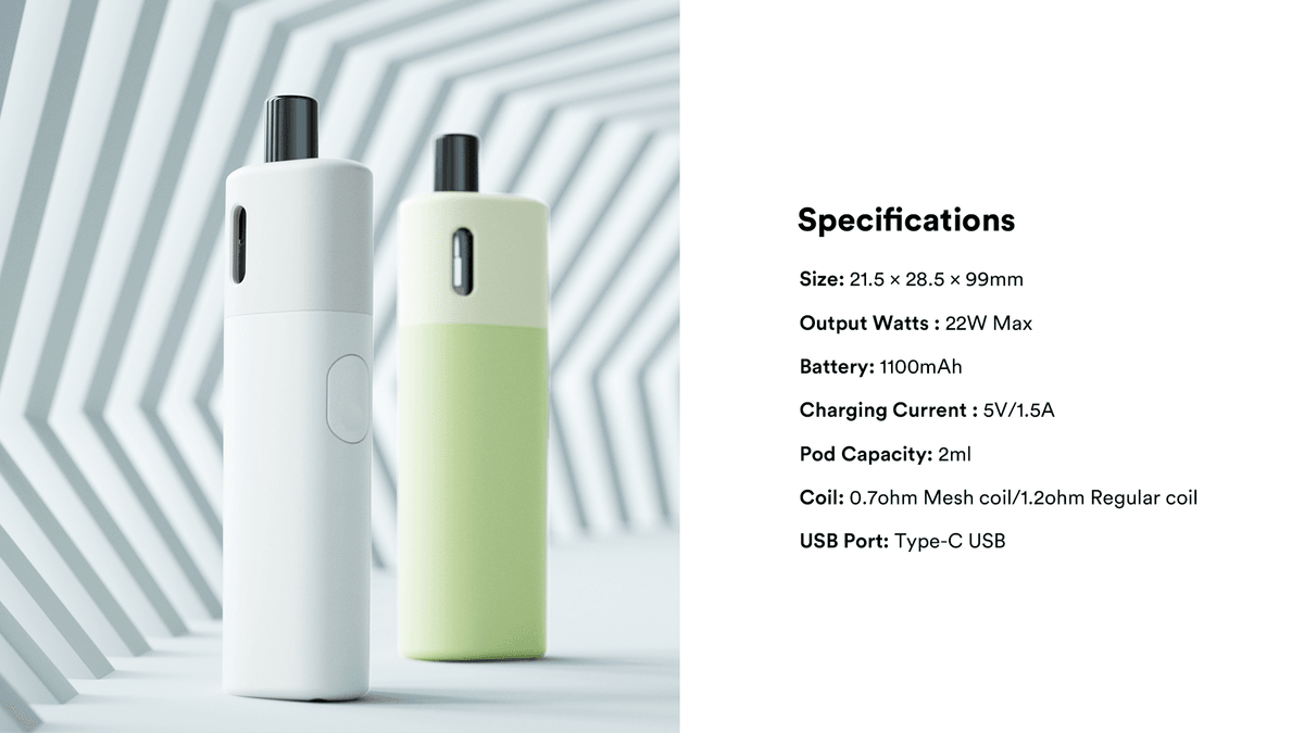 Aspire Avocado Baby酪梨寶寶 vaptio主機套裝 正品保證-VAKA糖果雲煙館
