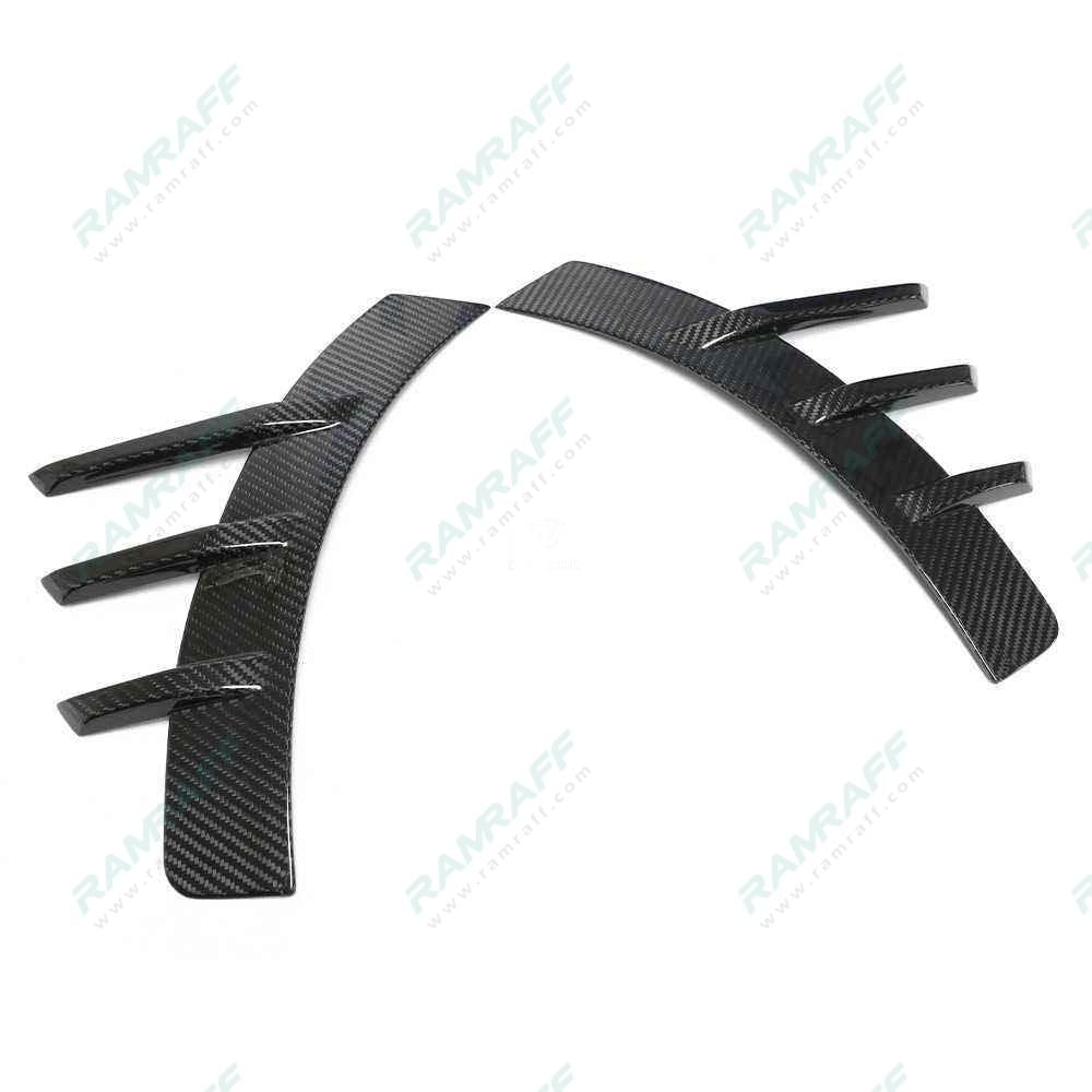 BMW M2 G87 dry carbon fiber fender trim, wheel arch/Molduras de guardabarros de fibra de carbono sec