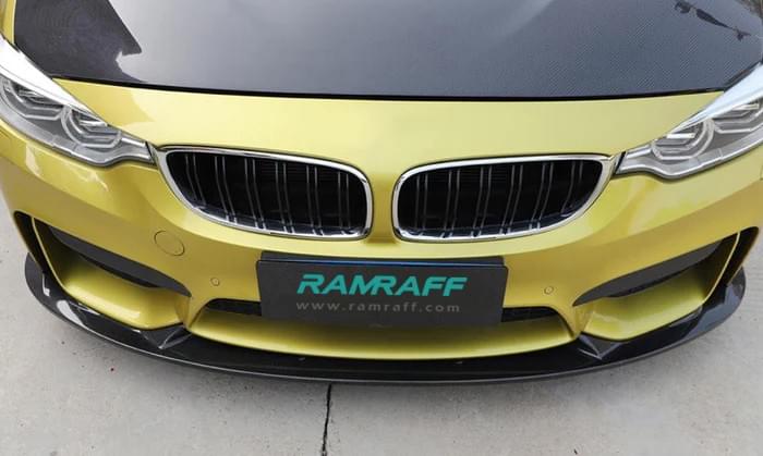 BMW M3/M4 F80/F82 Dry Carbon Fiber 3D Front Lip/Передняя кромка из сухого углеродного волокна