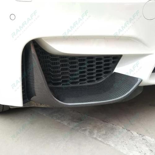 BMW M3/M4 F80/F82 Dry carbon Fiber MP front lip wrap angle/из сухого углеродного волокна MP