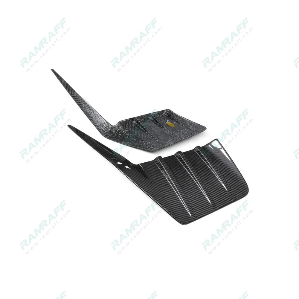 BMW M2 G87 Dry carbon fiber rear bumper trim/Отделка заднего бампера из сухого углеродного волокна
