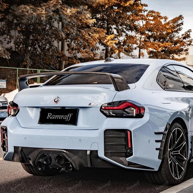 BMW M2 G87 Dry Carbon Fiber MP Rear Wing Spoiler/Заднее крыло  из сухого углеродного волокна MP Спой