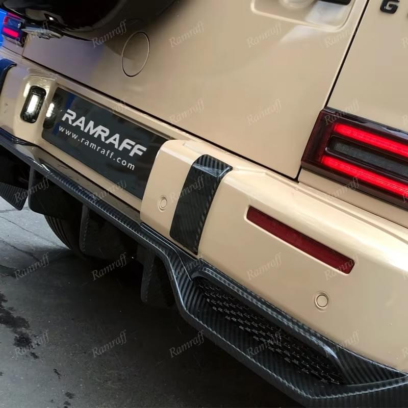 BENZ 2019-UP G500 W464 Dry carbon fiber front lip/BENZ W464 Borde delantero de carbono seco