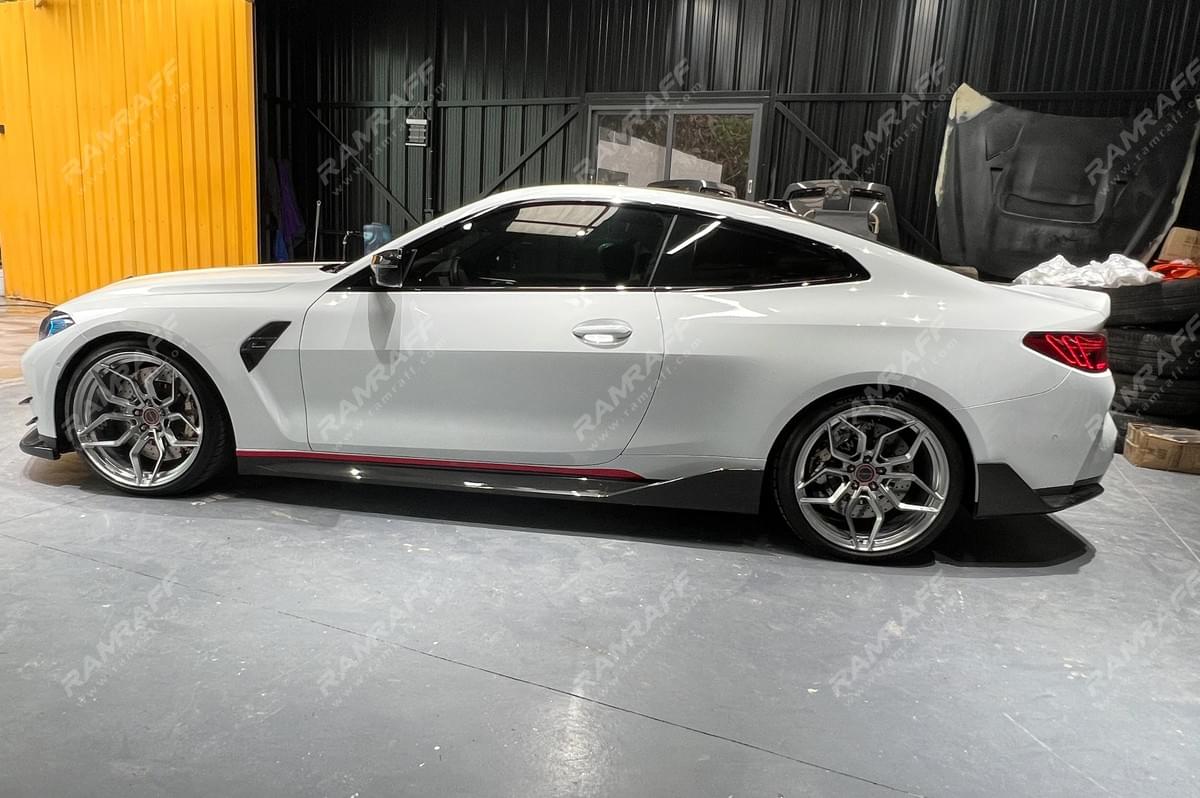 BMW M3/M4 G80/G82/G83 Dry Carbon Fiber MP Style Side Skirt