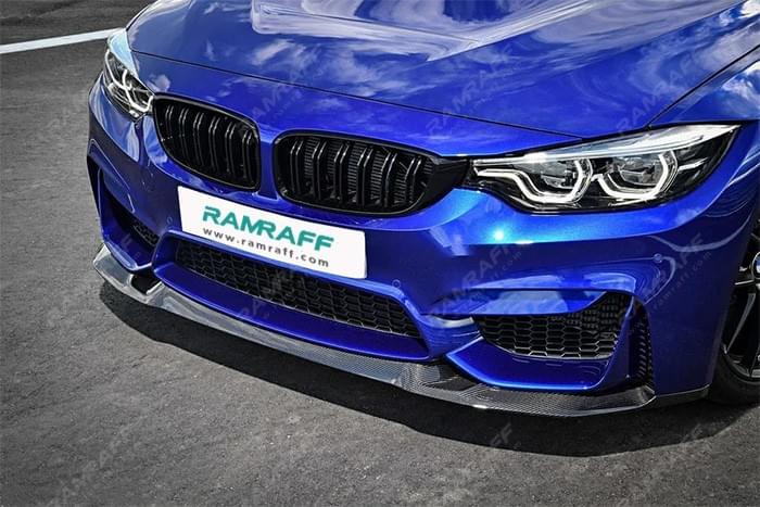 BMW M3/M4 F80/F82 Dry carbon fiber CS front lip/Сухой карбоновый передний бампер CS