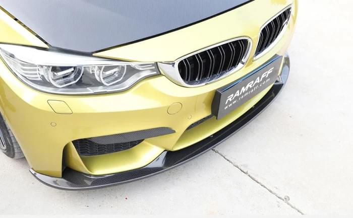 BMW M3/M4 F80/F82 Dry Carbon Fiber 3D Front Lip/Передняя кромка из сухого углеродного волокна