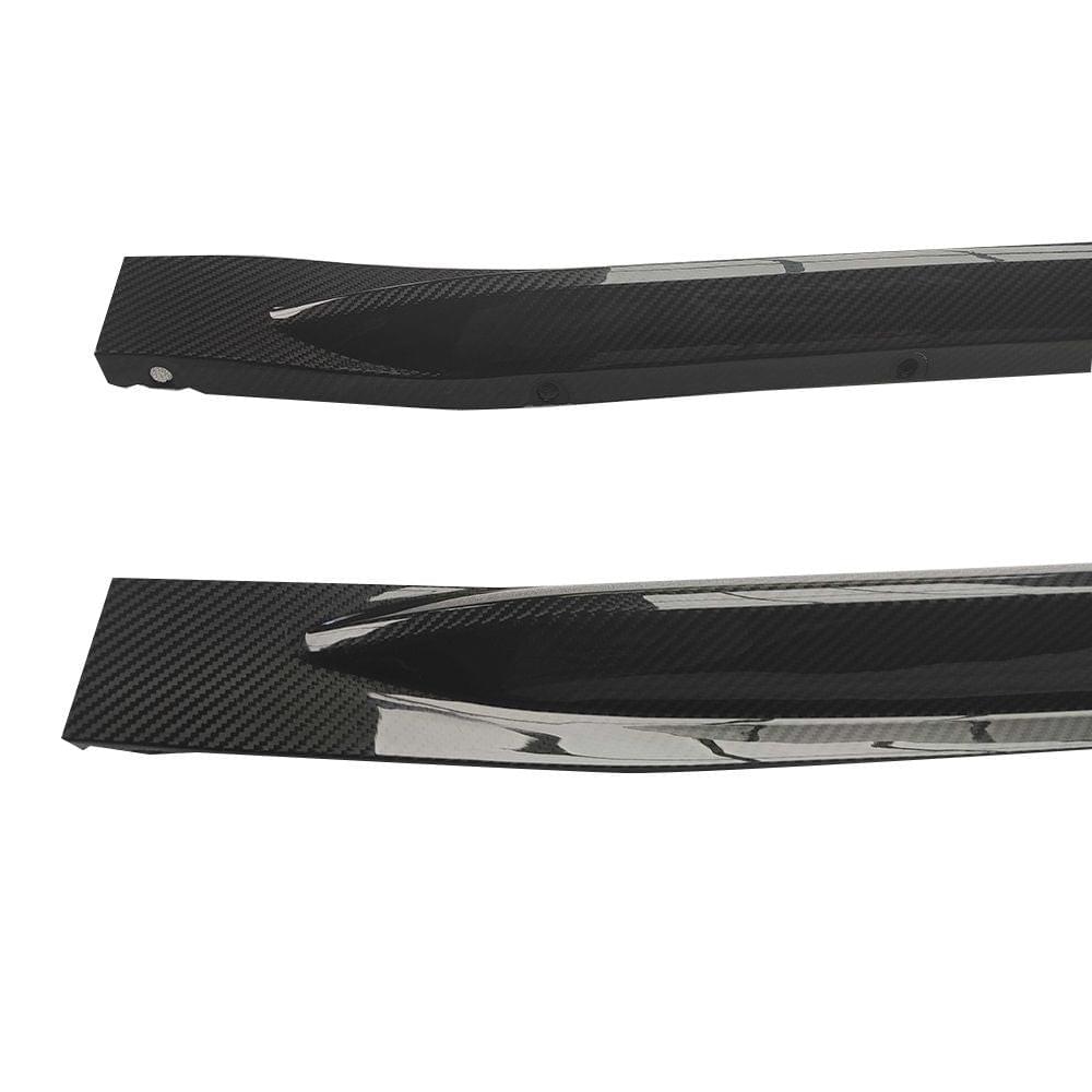 For BMW M3/M4 G80/G82 Dry carbon fiber side skirt Ramraff /Faldón lateral de carbono seco