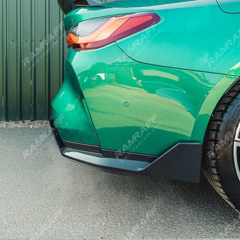 BMW M3/M4 G80/G82 Dry carbon MP rear wrap angle spoiler