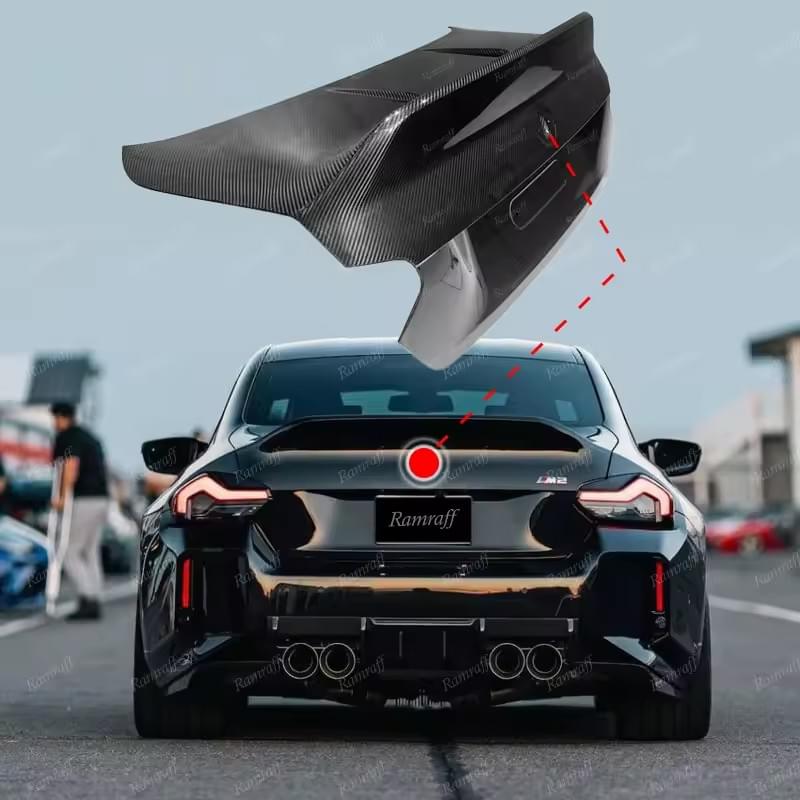 BMW G87 M2 2023+ CSL Style Dry Carbon Car Rear Trunk Tailgate Rear Door Exterior Upgrad