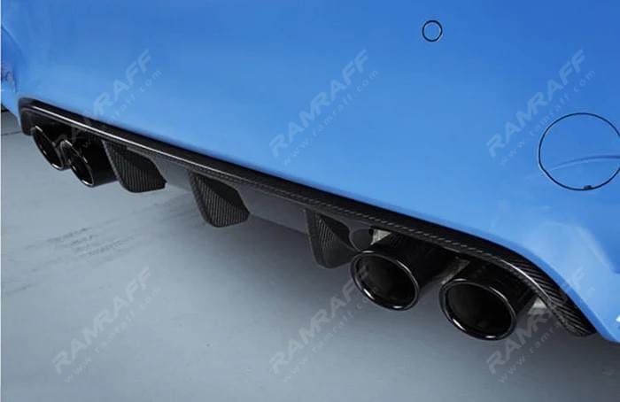 BMW M3/M4 F80/F82 Dry Carbon Fiber MP Back Lip/Задняя кромка бампера из сухого карбона