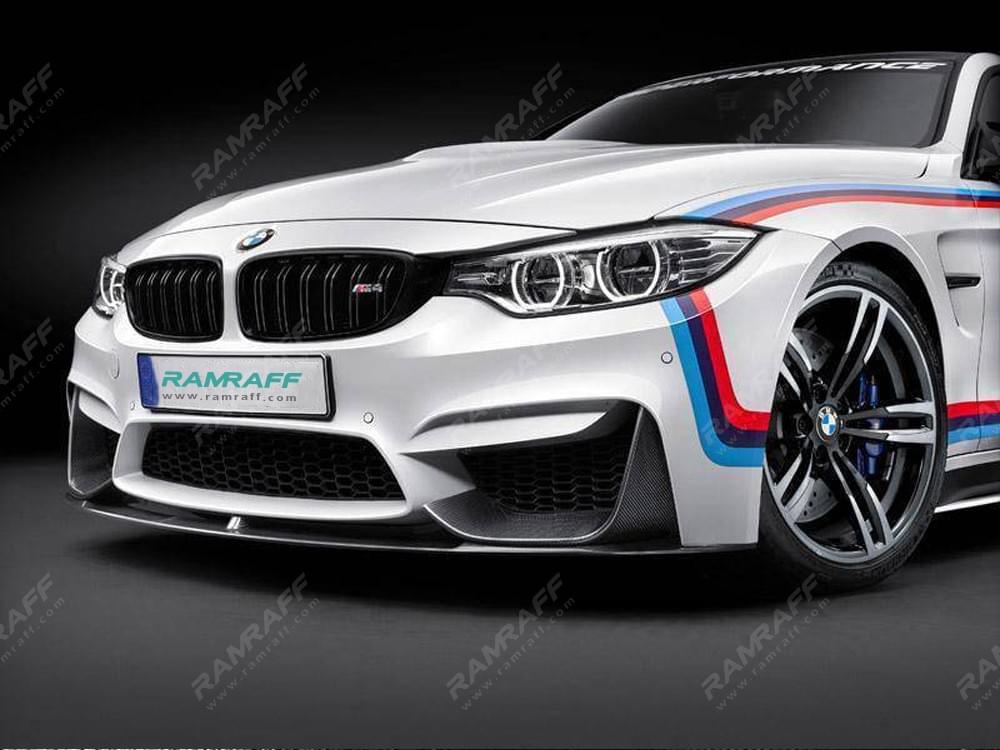 BMW M3/M4 F80/F82 Dry Carbon Fiber MP Front Lip/Передняя кромка бампера из сухого карбона