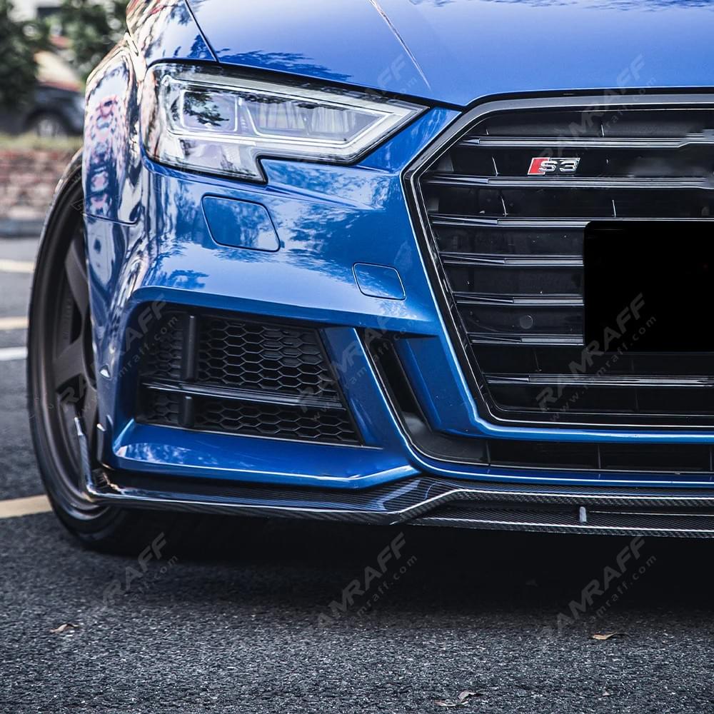 AUDI RS3 Dry carbon fiber front lip/Labio delantero de fibra de carbono seco para AUDI RS3