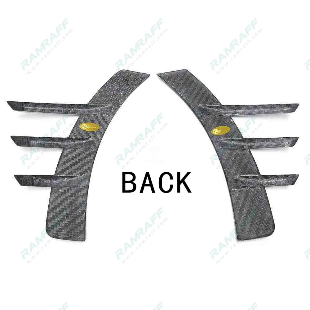 BMW M2 G87 dry carbon fiber fender trim, wheel arch/Molduras de guardabarros de fibra de carbono sec