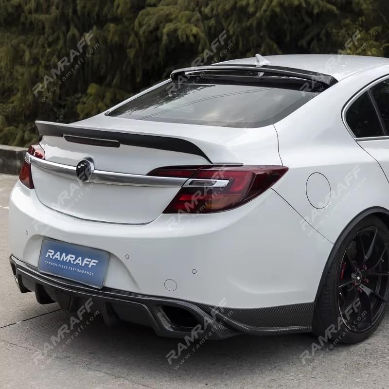 Opel Insignia OPC Rear Diffuser OR Buick Regal GS 2014-2016 Rear Bumper Diffuser Lip Carbon