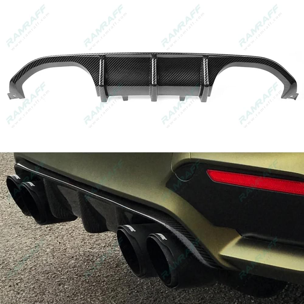 BMW M3/M4 F80/F82 Dry Carbon Fiber MP Back Lip/Задняя кромка бампера из сухого карбона