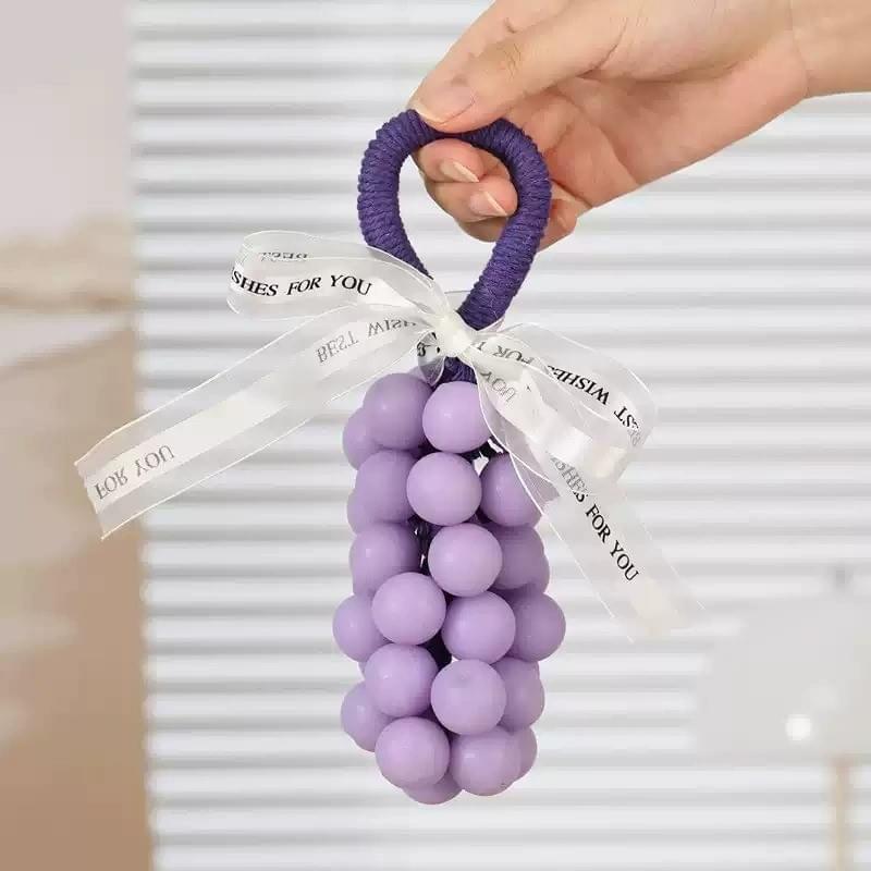 Grape-scented soap, a creative home gift, a bunch of grapes handmade soap, leaves a pleasant fragran