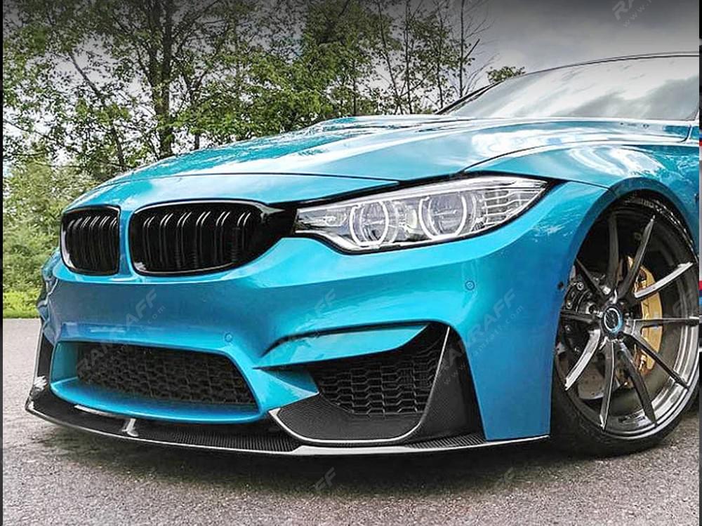 BMW M3/M4 F80/F82 Dry Carbon Fiber MP Front Lip/Передняя кромка бампера из сухого карбона