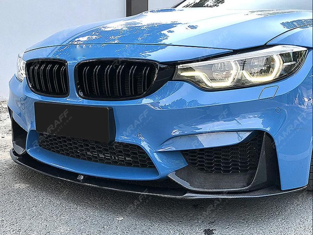 BMW M3/M4 F80/F82 Dry Carbon Fiber MP Front Lip/Передняя кромка бампера из сухого карбона
