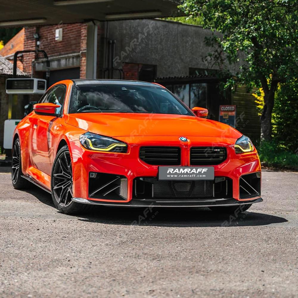 BMW M2 G87 Carbon Fiber Front Bumper Air Inlet/Entrada de aire del parachoques delantero de carbono 