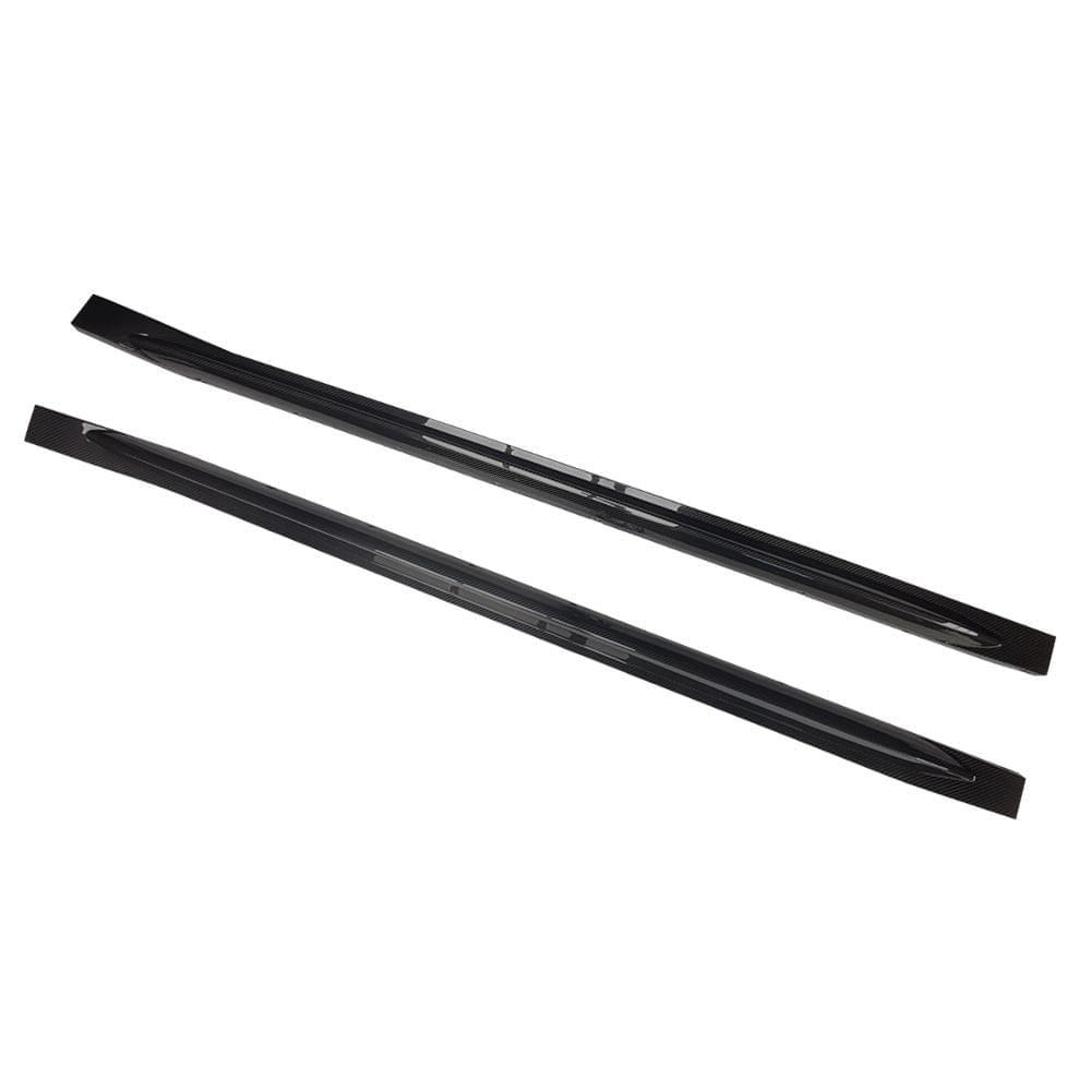 For BMW M3/M4 G80/G82 Dry carbon fiber side skirt Ramraff /Faldón lateral de carbono seco