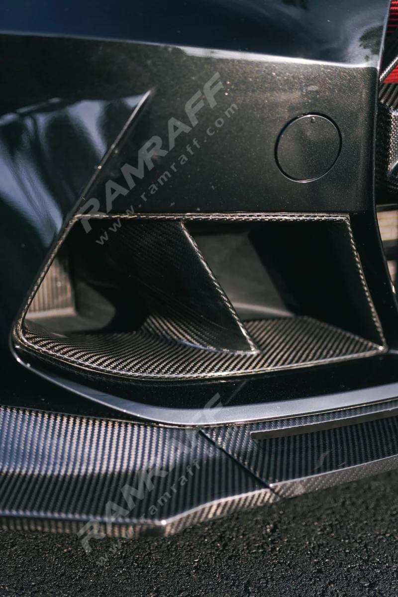 For BMW G80 M3 G82 G83 M4 2021+ Dry Carbon Fibre Front Bumper Air Inlet Grille Decoration Air Vents 