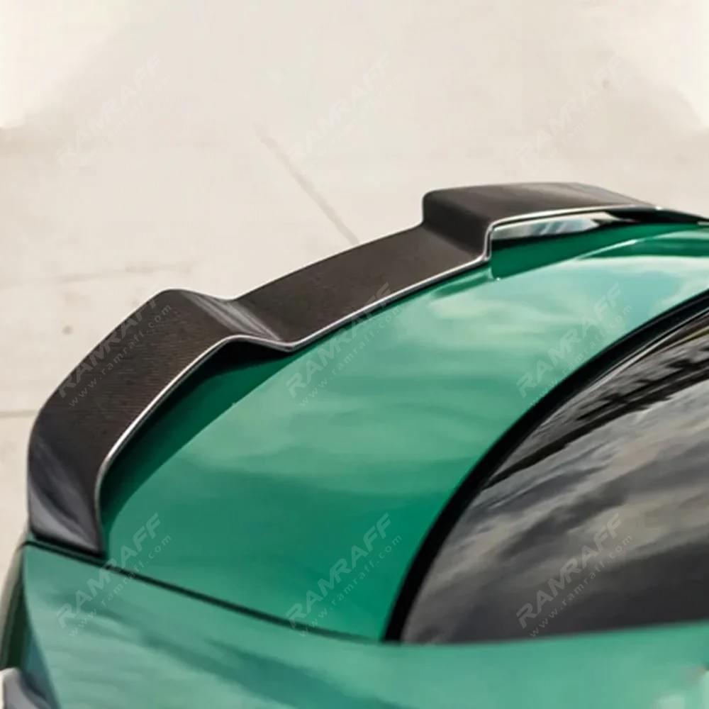 Dry Carbon V Style Rear Trunk Tail Wing Fins for BMW M3 G80 M4 G82 G83 2021+