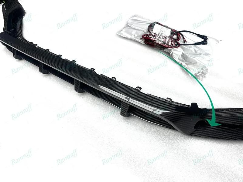 BENZ 2019-UP G500 W464 Dry carbon fiber front lip/Сухая передняя губа из углеродного волокна
