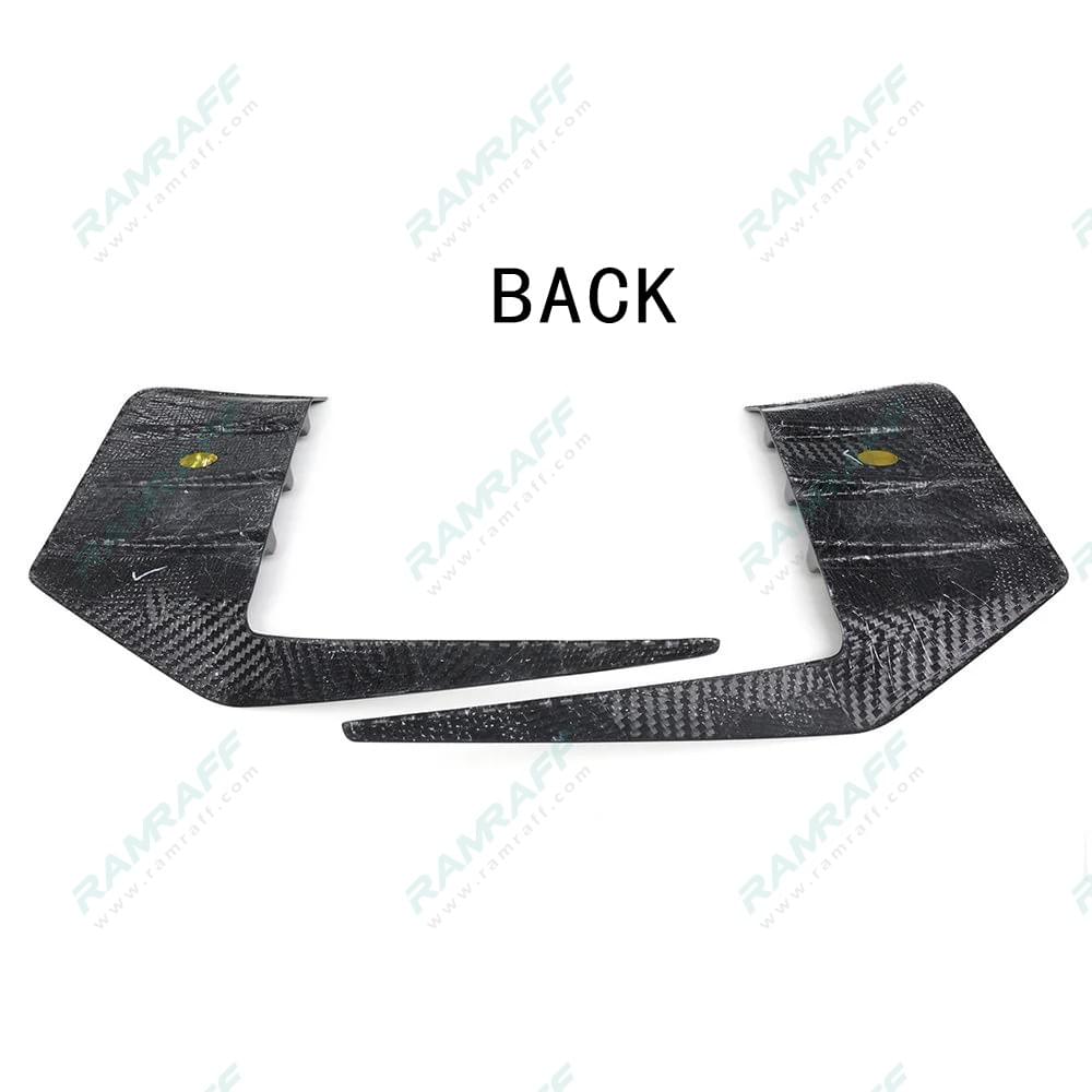 BMW M2 G87 Dry carbon fiber rear bumper trim/Отделка заднего бампера из сухого углеродного волокна